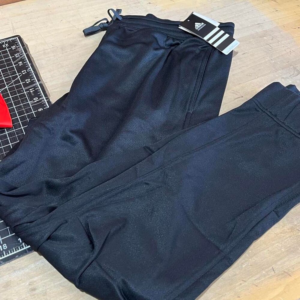 Adidas Men's Black and Navy Trousers